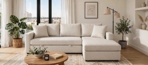 Nuwstro sofá cama es un mueble que se adapta a tus necesidades ya que combina la comodidad de un sofá con la posibilidad de convertirse en cama cuando necesites